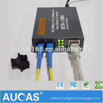 Computer Ethernet Media Converters China Market Digital TV Signal Voltages Fiber Media Converter Transmission 10/100m
